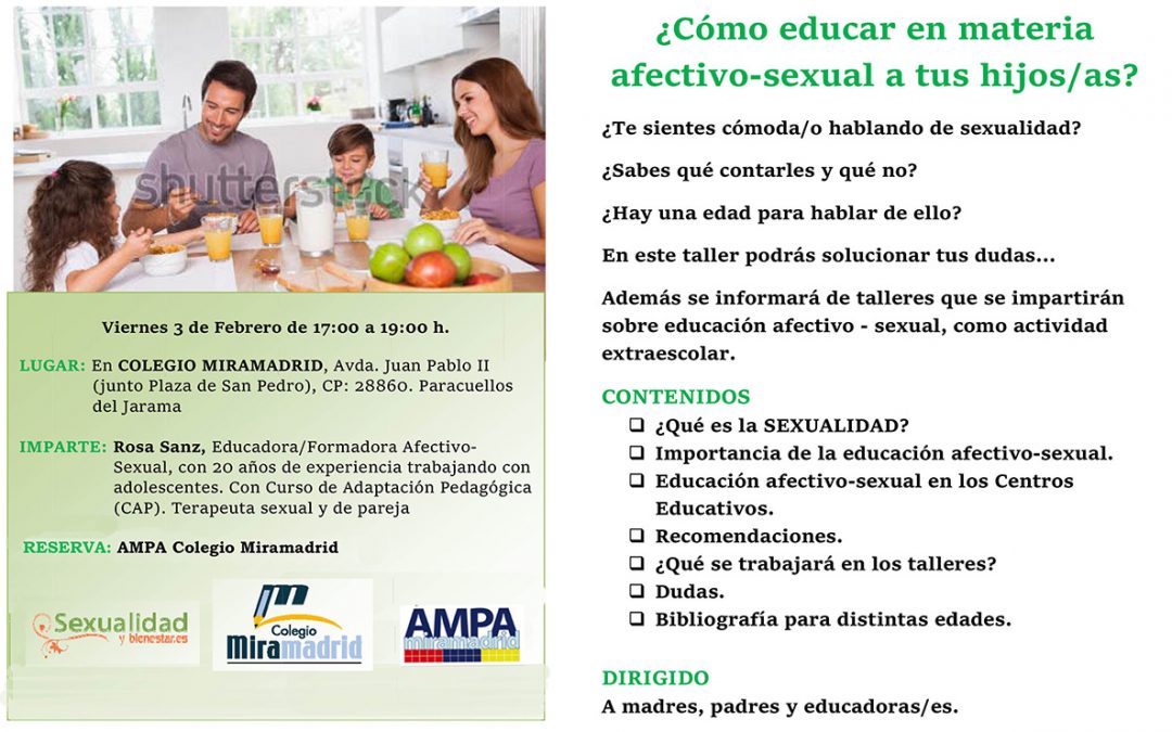¿Cómo educar en materia afectivo-sexual a tus hijos/as?